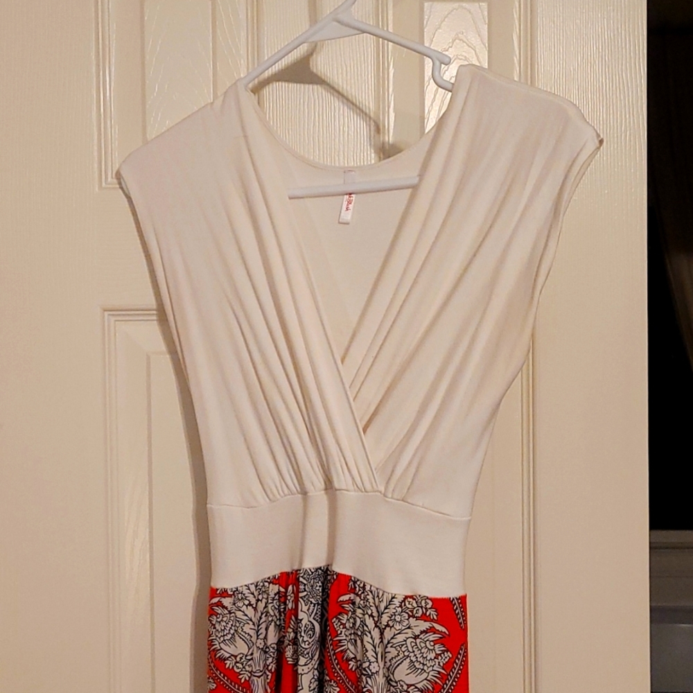 Pinkblush maternity maxi, size small